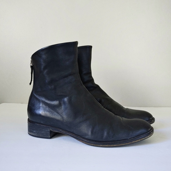 Coclico Leather Ankle Boots Size 38.5 Black - Picture 1 of 16